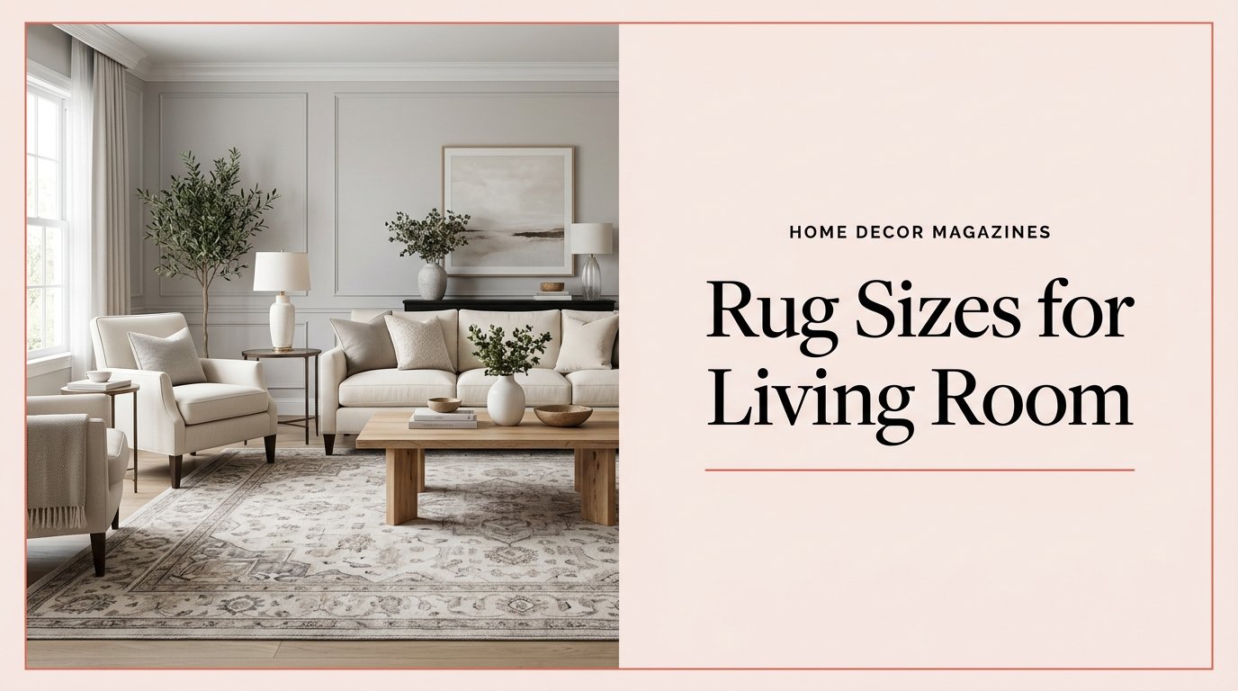 Rug Sizes for Living Room: Complete Size & Placement Guide