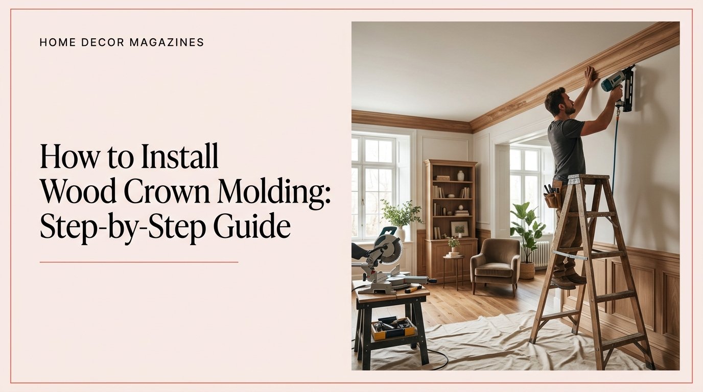How to Install Wood Crown Molding: A Complete Step-by-Step Guide